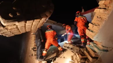 चीनमा भूकम्पमा परी मृत्यु हुनेको सङ्ख्या १३१